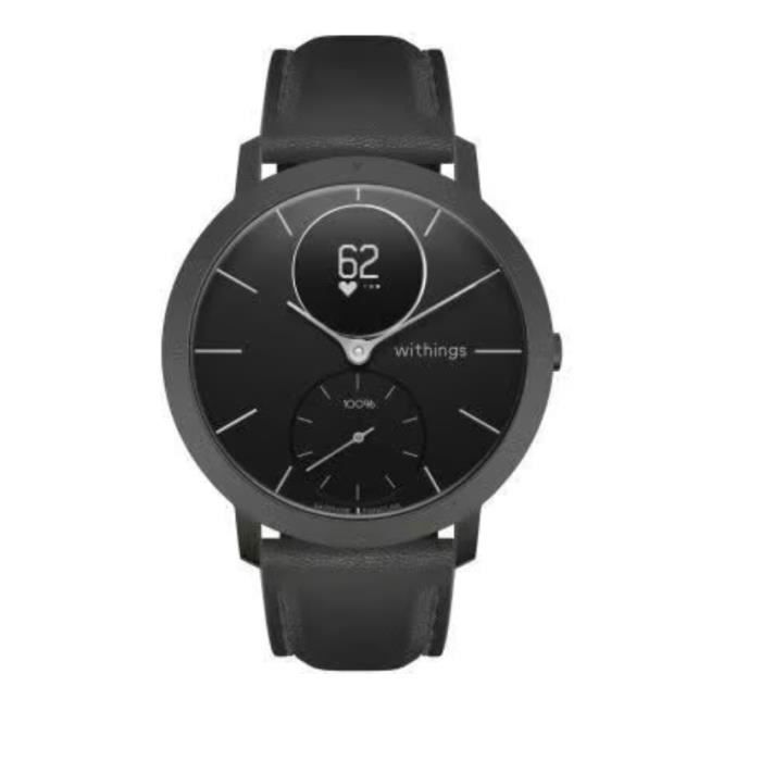 WITHINGS Steel HR Sapphire Reconditionné - Montre connectée activité 40mm Noir - Reconditionné Withings sur Cdiscount Seconde Vie